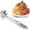 as the picture shows, variant on Rustproof Durable Kitchen Spaghetti Server 201 Stainless Steel Pasta Spoon with Ergonomic Handle Cooking Utensil for Perfectly Serving Pasta