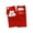 501_Red, variant on Christmas Gift 3D Knit Animals Socks for Women Santa Claus Cotton Breathable Ankle Socks Toe Seamed Women's Socks Green