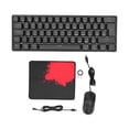 thumbnail image 1 of Teclado de PC, teclado mecánico, interruptor azul, teclado mecánico para juegos, teclado mecánico, muy recomendado, 1 of 8