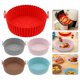 thumbnail image 2 of Cesta de freidora de aire redonda de silicona y forma de horno para freidora eléctrica con asa Deng Xun unisex, 2 of 2