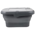 thumbnail image 1 of SEWACC Foldable Water Bucket Grey Plastic For Car Washing 1Set, 1 of 8