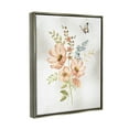 thumbnail image 4 of Stupell Industries Pink Daisies & Butterfly Botanical & Floral Painting Gray Floater Framed Canvas Art Print Wall Art, 17 x 21, 4 of 10