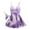Purple, variant on Kaemgyyd 2 PCS Sleep Dress for Women Fashion V Neck Padded Nightgown Adjustable Spaghetti Strap Flowy A-Line Sleepwear Panty Set