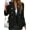 Black, variant on Women'S Blazer Business Casual Long Sleeve Double Breasted Jackets Open Front Work Suits Red L