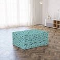 thumbnail image 3 of Nautical Foldable Mattress, Vintage Marine Art Animals, 74.8" x 35.4", Dark Sky Blue Seafoam, by Ambesonne, 3 of 6