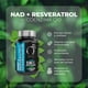 thumbnail image 4 of CMD NAD+ Resveratrol + Coenzima Q10 | Energía Celular | 60 cápsulas, vegano, 4 of 5