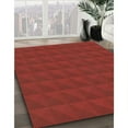 thumbnail image 3 of Ahgly Company Machine Washable Indoor Square Transitional Lava Red Area Rugs, 8' Square, 3 of 7