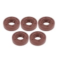 thumbnail image 1 of Sellos de Aceite Universales TC Doble Labio con Resorte de Acero 10x25x7mm Alta Presión Caucho Marrón 5 Pcs, 1 of 7