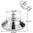 thumbnail image 2 of Billiard Table Adjustable Levelers Furniture Levelling feet 4pcs Metal Table Height Raisers, 2 of 5