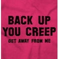 thumbnail image 2 of Back Up Creep Get Away From Me Women Plus Size Crewneck Sweatshirt Brisco Brands 3X, 2 of 5