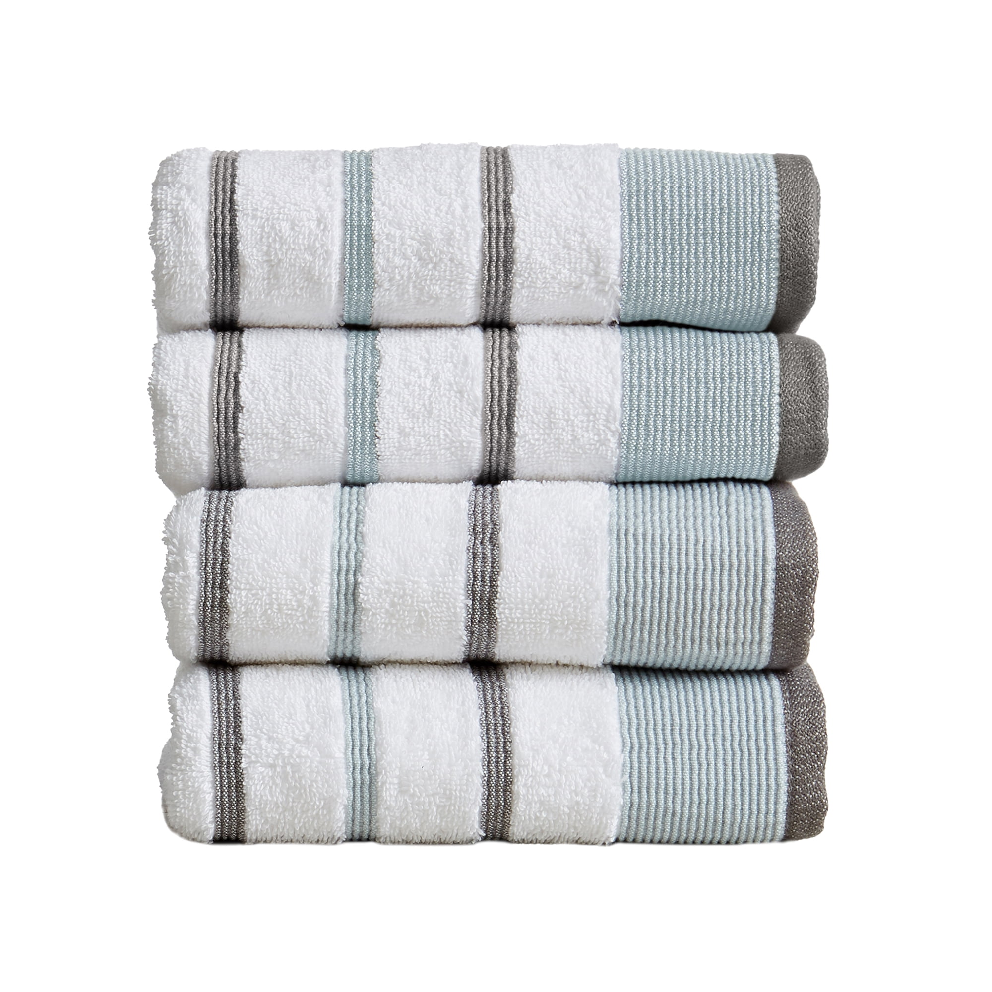 Great Bay Home, Towel, Cotton Towel, 500 GSM Includes Bath Towels, Hand  Towels and Washcloths, Noelle Collection, Dark Grey/Light Grey - Yahoo  Shopping