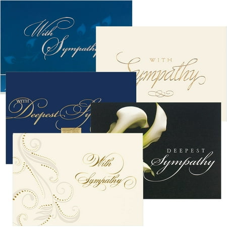 JAM Paper Blank Card Set, Sympathy Assortment