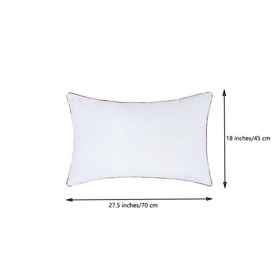 1PCS Throw Pillow Inserts, High Elasticity Cotton Pillow, Couch Cushion, Sham Stuffer (White, 18x27.5)
