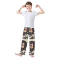 thumbnail image 2 of FORMRS Boys Pajama Pants with Pockets Size 6-8Y Kids Lounge Sleep Bottoms, Space Record, 2 of 8