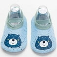 thumbnail image 4 of ZCFZJW Cute Cartoon Pattern Baby Floor Socks Summer Toddler Kids Boys Girls Anti-Slip Slipper Shoes Home Indoor Soft Soled Shoes Socks Z05-Blue 6-12 Months, 4 of 4