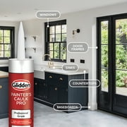 Glidden 10.1 fl oz Painters Multi-Purpose Interior/Exterior Caulk Pro, Clear