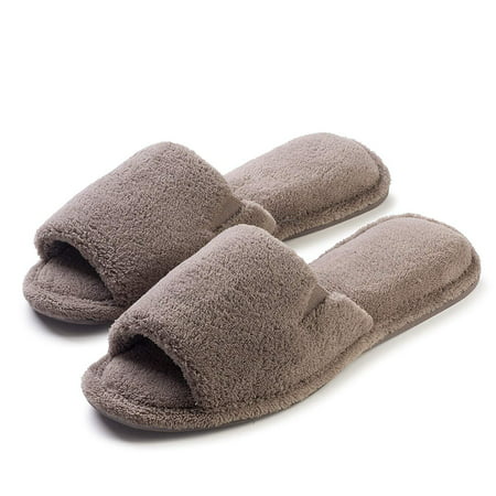 roxoni womens open toe terry slippers-great for shower,pool and bath and  around the house-sizes 6 to 11 us sizes-style# 2186
