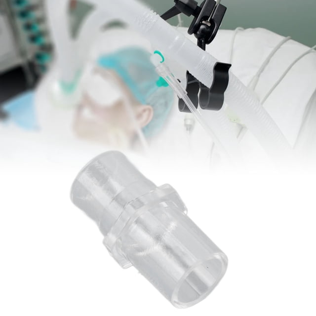 Adaptador De Tubo De Máquina De Respiración, Accesorio De Repuesto De Conector De Manguera De Máquina De Respiración ABS Profesional Portátil Seguro Para El Hogar Para