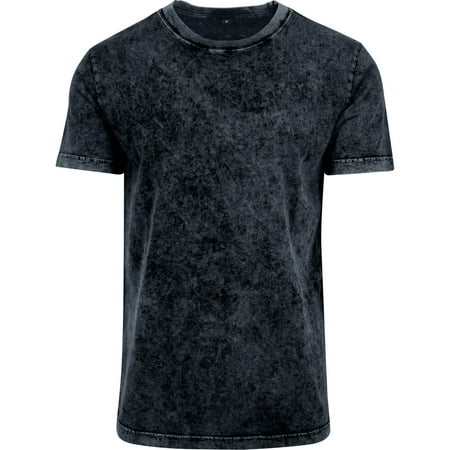 Build Your Brand Men's Acid Washed Tee – Streetwear T-Shirt For Custom Printing, Neutral Fit