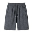 thumbnail image 4 of Men's Ice Silk Breathable Basketball Shorts Camouflage Outdoor Athletic Shorts Drawstring Casual Shorts, 4 of 7