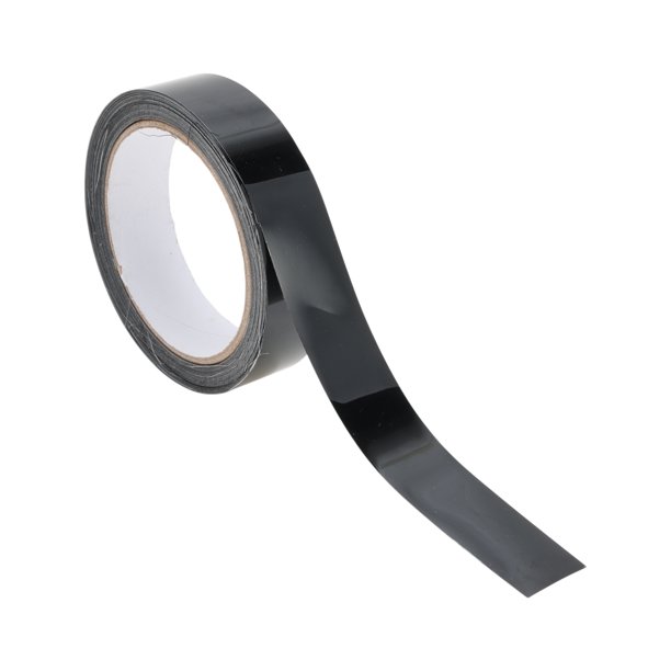 Cinta de franjas Unique Bargains 25mmx10m Calcomanías de franjas para coches, motocicletas y carreras de barcos, pegatinas DIY negras 1 Pc