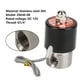 thumbnail image 5 of Válvula solenoide eléctrica normalmente cerrada de acero inoxidable 304 DC 12V G1/4", 5 of 8