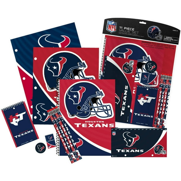 NFL Houston Texans 11 Piece Stationery Set
