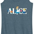 thumbnail image 3 of Alice In Wonderland - Alice - Women's Racerback Tank Top, 3 of 5