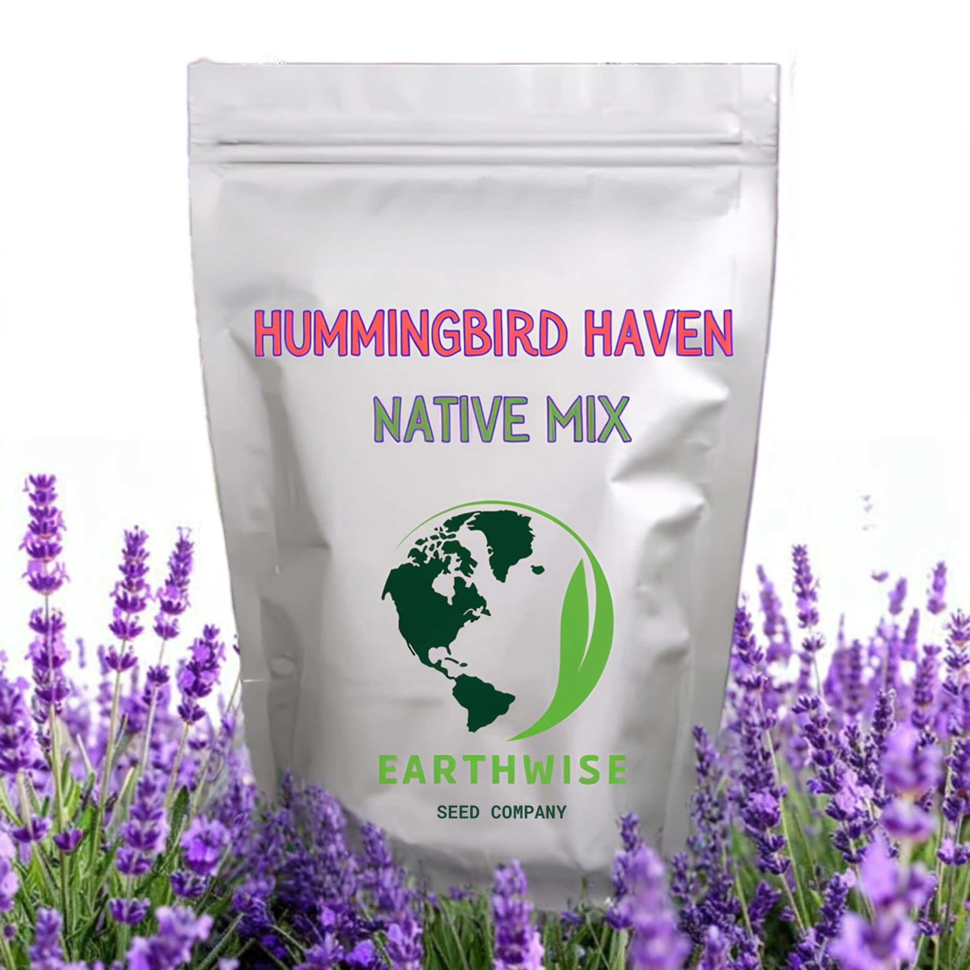 Earthwise Hummingbird Haven Flower Seed Mix, Attracts Hummingbirds, 1lb, Covers 2400 sq ft