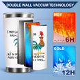 thumbnail image 6 of Chicken Choice for Chicken Lovers Women Men Funny Roaster Chicken Themed Ideas Girls for Friends 20 oz Stainless Steel Coffee Tumbler Cup Birthday Choice for Mothers Day Christmas, Chick, 6 of 7