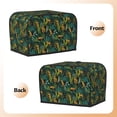 thumbnail image 3 of Kdxio Jungle Leopard Yellow Print Toaster Cover Bread Machine Cover Fits for Most Standard 2 Slice Toasters,Keep Toaster Free From Dust And Fingerprint Oven Dustproof Cover, 3 of 7