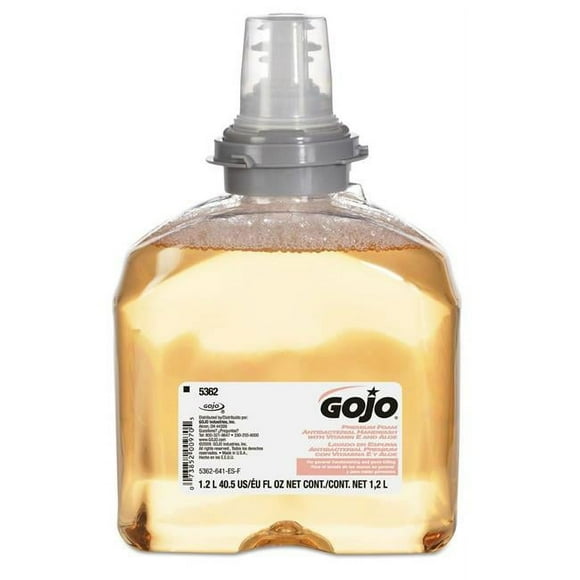 Gojo Industries GOJ838202 1200 ml Premium hygienic Soap Foaming Dispenser Refill - Pack of 2