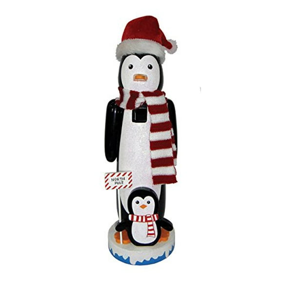 Santa's Workshop 70776 Np Penguins Nutcracker, 14"