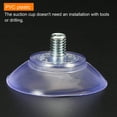 thumbnail image 4 of Unique Bargains 30mm Dia. Home Glass Wall Hanger M5 Screw PVC Suction Cup 10 Pack, 4 of 6