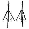 thumbnail image 4 of Rockville Pair Adjustable Tripod Speaker/Light Stands+(2) 20 Foot XLR Cables (RVSS2-XLR), 4 of 4