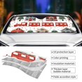 thumbnail image 3 of Yiaed Christmas Houses Print Car Windshield Sunshade Front Auto Car Front Window Sun Shade Foldable Sun Visor Shield Cover Auto Accessories for Sedan SUV Truck-Small, 3 of 5