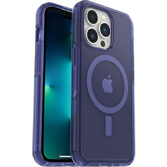OtterBox Symmetry Series  Clear Antimicrobial Case with MagSafe for iPhone 13 Pro (Only) - (Not Compatible with Other iPhone 13 Models) - Non-Retail Packaging - Feelin Blue