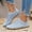 Blue, variant on Versatile Retro Flat Lace-up Casual Shoes for Women, Classic Retro Sneakers with Gum Sole, Fashion Trainer Running Walking Shoes for Women