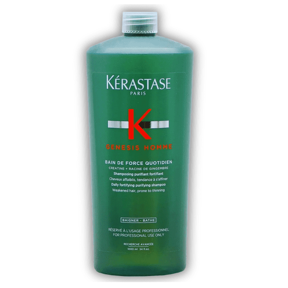 Champú Kerastase Genesis Homme Daily Purifying 1L para hombres