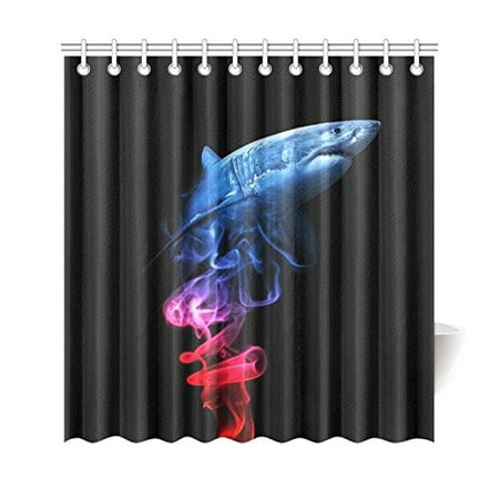Bpbop Black Great White Shark Polyester Fabric Shower Curtain Bathroom Sets Home Decor 66x72 Inches Bpbop Black Great White Shark Polyester Fabric Shower Curtain Bathroom Sets Home Decor 66x72 Inches