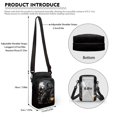 thumbnail image 6 of HELLHERO Cat Pumpkin Pattern Birthday Gift 2 Layers Underarm Shoulder Bag Stylish for Daily Commute or Casual Outings, 6 of 7