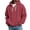 Wine, variant on Zip Up Hoodie Men Polar Fleece Hooded Sweatshirt Mens Drawstring Long Sleeve Fall Fashion Streetwear