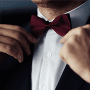 Solid Forest Green Men's Pre-Tied Bow Tie