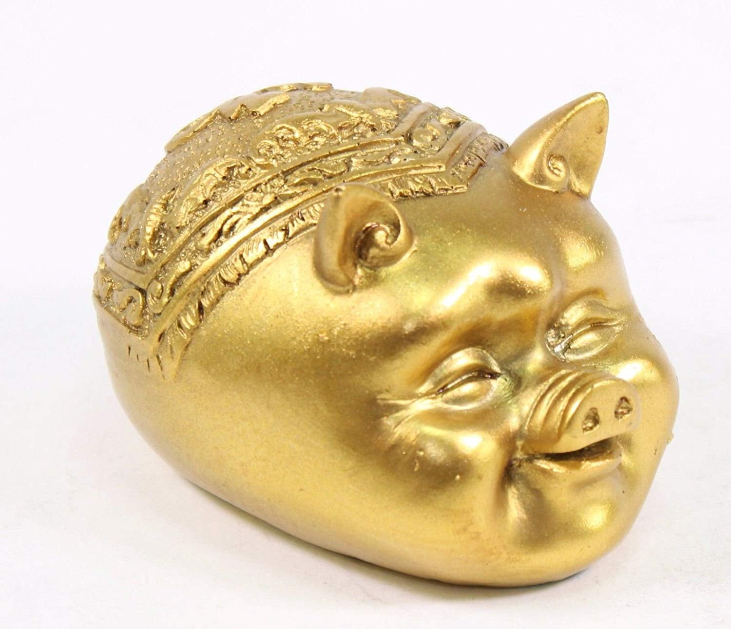 Set of 3 ~ Feng Shui Gold Money Frog (Toad) Dragon Turtle Piggy Lucky Home Decor Gift New
