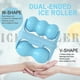 thumbnail image 2 of Rodillo de hielo para ojos, masajeador facial con 2 cabezales para aliviar la hinchazón, la migraña y el dolor, y para el cuidado de la piel., 2 of 5