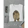 thumbnail image 3 of Lion Standing And Looking Down Tee Men's -Image by Shutterstock, 3 of 4