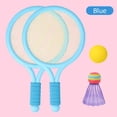 thumbnail image 2 of Kit De Entrenamiento De Tenis, Kit De Pelota De Raquetas De Bádminton De Plástico Duradero Suave Para Al Aire Para Niños, 2 of 8