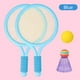 thumbnail image 2 of Kit De Entrenamiento De Tenis, Kit De Pelota De Raquetas De Bádminton De Plástico Duradero Suave Para Al Aire Para Niños, 2 of 8