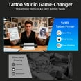 thumbnail image 5 of Milestone Wireless Tattoo Printer Machine Kit, 2-in-1 Professional Portable Thermal Tattoo Stencil & Document Printer with 105pcs Transfer Paper, 5 of 9