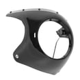 thumbnail image 4 of Headlight Fairing Cover, Aging Resistant 178mm 7in Motorcycle Headlight Fairing Front Universal  For Round Headlights Motorbike Bright Black And Transparent,Matte Black And, 4 of 8